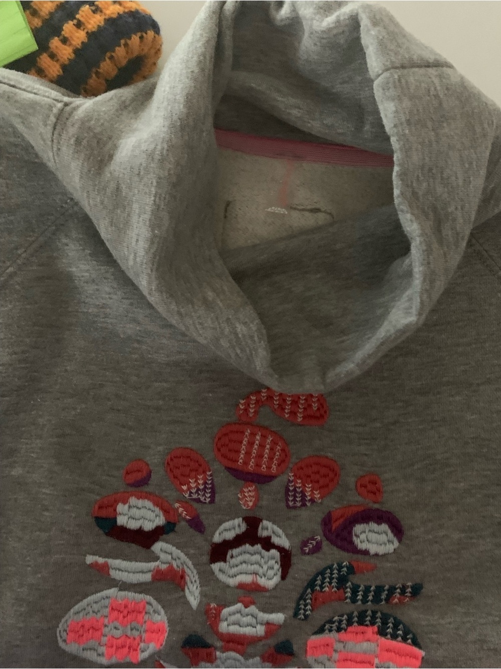 🆕WOT FP MOVEMENT On Your Mark Sweat Logo Sweatshirt / Heather Grey Combo - Picture 8 of 11